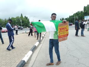 Update: Nigerian Police Fire Tear At Abuja Hungry Protesters