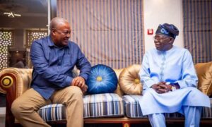 Tinubu To Ghana President-Elect 