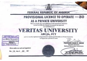 Veritas University Operated