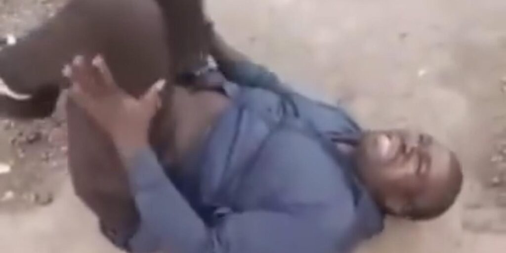 VIDEO: Tears As Terrorists Brutalise Abducted Man