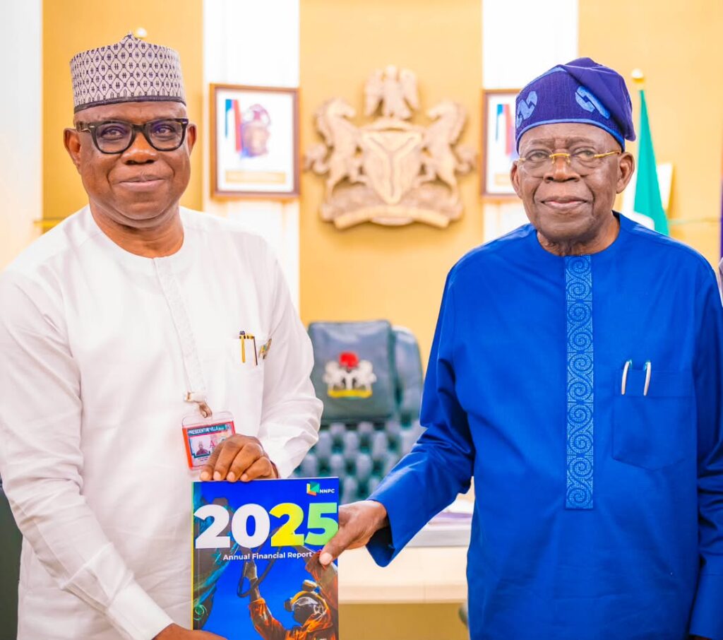 Tinubu Receives NNPC’s 2025 Audited Accounts as Company Records ₦7.2trn Profit